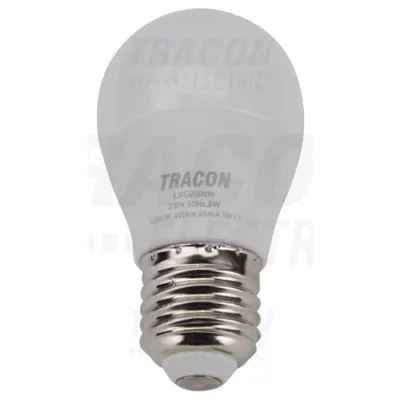 Sursa de lumina LED, formasferica, cu LED SAMSUNG LGS458NW 230V,50Hz,8W,4000K,E27,600 lm,180°,G45,SAMSUNG chip,EEI=A+