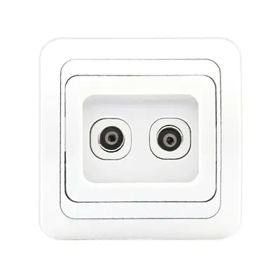 Priza TV dubla Eco Premium