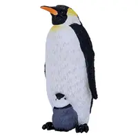 Figurină Mojo Animal Planet - Pinguin împărat cu pinguin mic