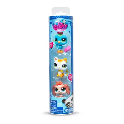Set 3 figurine, Littlest Pet Shop, City Vibes