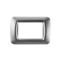 Placa ornament TOP SYSTEM - tehnopolimer gloss finish - 3 module- METALLIC TITANIUM - SYSTEM