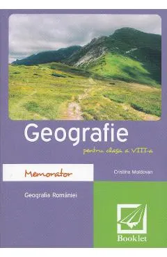 Memorator de geografie - Clasa 8