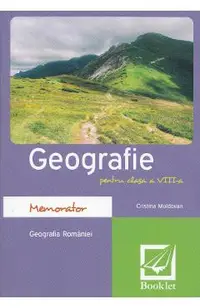 Memorator de geografie - Clasa 8