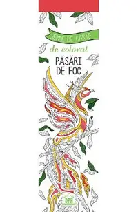 Semne de carte de colorat: Pasari de foc