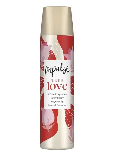 Impulse Spray Deodorant 75 ml True Love Rose&Coconut