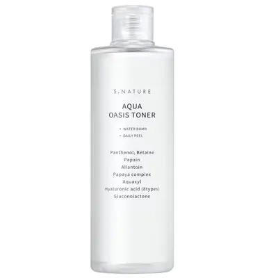 Toner hidratant de fata Aqua Oasis, 300ml, S.Nature