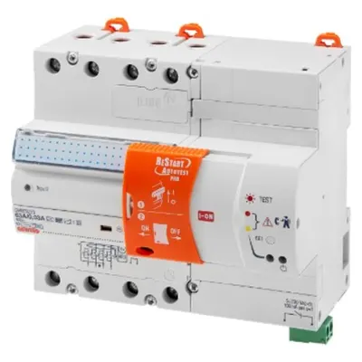 Restart With Autotest Pro - Coupled With Rccb's - 4 Poles - 63 a Type B[ir] Idn=0,3 a 400 V - 7 Module En 50022