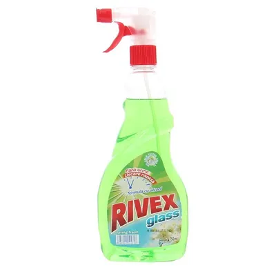Solutie pentru Geam cu Pulverizator, Rivex Verde-Spring Fresh 750 ml