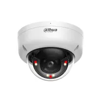 Camera supraveghere exterior IP Dome cu iluminare duala Dahua Smart Dual Light IPC-HDBW1839E1-A-IL, 8 MP, 2.8 mm, IR/lumina alba 30 m, microfon, PoE