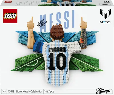 Set de construcție LEGO Editions - Lionel Messi: Celebration (43018)