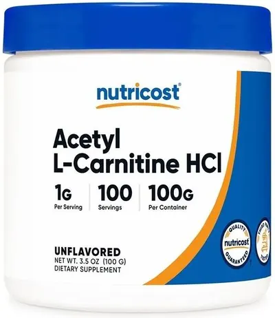 Acetyl L-Carnitine HCI, 100 g, Nutricost