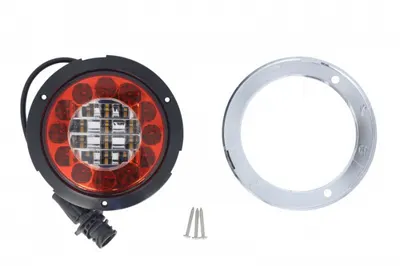 Stop spate stanga dreapta (LED, 12 24V, cu intermitent, cu stop, lumina de parcare, fara proiector, lungime cablu: 0,3m, conector: AMP DIN 7PIN Bayonet)