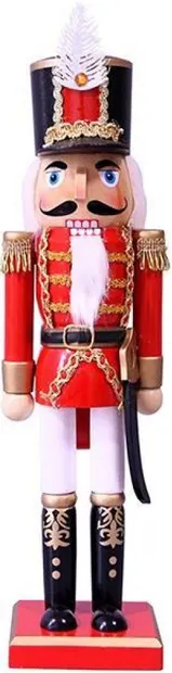 Figurină decorativă Eurolamp - Spărgătorul de nuci cu sabie, 36 cm