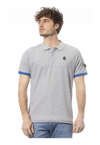 Tricou polo de bumbac - Gri deschis