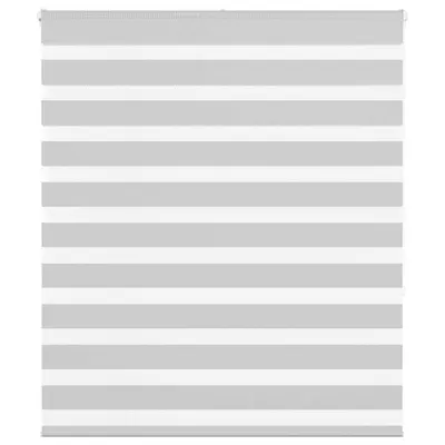 Gossi jaluzea tip zebra gri deschis latime tesatura 125,9cm poliester