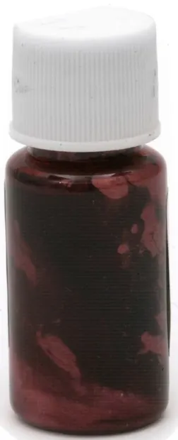 Colorant perlat pentru rășină Em Art - Pe bază de ulei, roșu, 10 ml