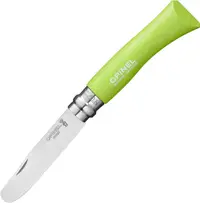 Cuțit pliabil pentru copii Opinel My First Opinel - 8 cm, verde
