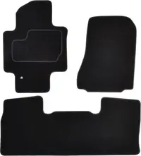 Covorase auto (set, velur, 3 bucati, culoare negru, 5; 7 locuri) NISSAN NV200 dupa 2010