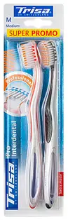 Periuta de dinti Pro Interdental Duo Medium, 2 bucati, Trisa