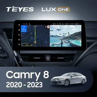 Navigatie Auto Teyes Lux One 360° Toyota Camry 8 2020-2023 6+128GB 12.3" IPS Octa-core 2Ghz, Android 4G Bluetooth 5.1 DSP