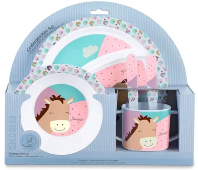 Set de hranire pentru copii din 5 piese Sterntaler - Pone