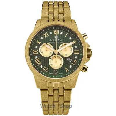 Ceas Louis XVI Louis XVI LXVI3601 Mens Watch Aramis Frosted 2.0 Diamond Chronograph 43mm 5ATM