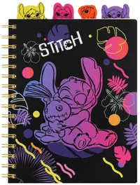 Caiet cu spirală Cool Pack Disney - Stitch Hug, A5, 100 foi, pătrate