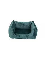 FERA Glamour culcus pentru caini, verde S 45x50x24 cm