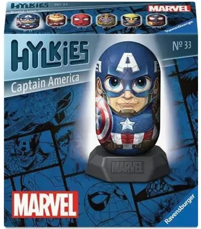 3D Puzzle Ravensburger din 54 piese - Marvel: Căpitanul America