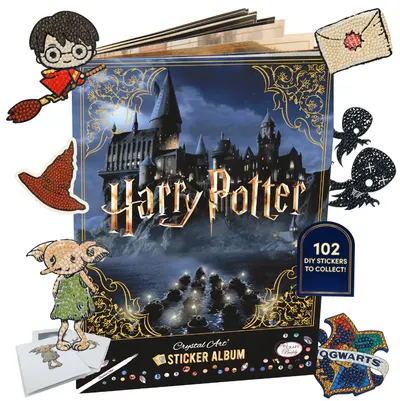 Album de colecție Craft Buddy - Harry Potter, pachet de început cu autocolante