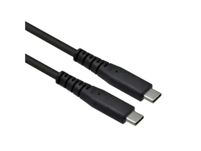 Cablu USB4 Gen3x2 type C 8K60Hz/80Gbits/240W Emark 0.5m Negru, Roline 11.02.9095