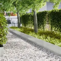 vidaXL Margine pentru gazon 50 buc. 100 x 0,05 x 30 cm Oţel inoxidabil