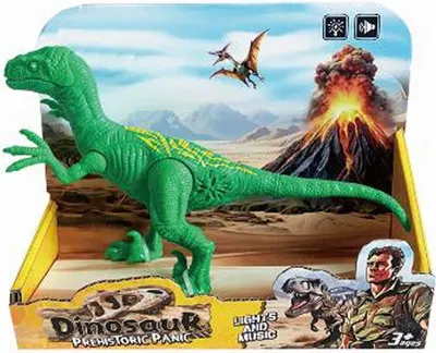 Jucărie interactivă Cypress - Dinozaur Velociraptor, hohotitor