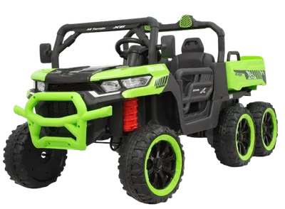 UTV electric pentru 2 copii Kinderauto X-Force 300W 24V premium, culoare verde