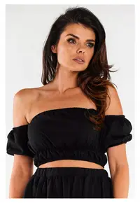 Top pentru dama spaniol - negru - Negru