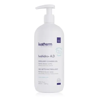 Gel de spalare emolient cu efect calmant Ivahidra+ A.D, 500 ml – Ivatherm