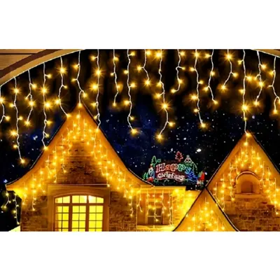 Ghirlanda extensibila cu LFASH 3x0.4m 50 LED alb cald IP44 230V