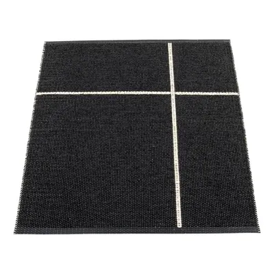 Covor pentru exterior și interior negru 70x90 cm Fred Black – Pappelina