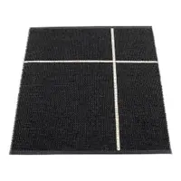 Covor pentru exterior și interior negru 70x90 cm Fred Black – Pappelina