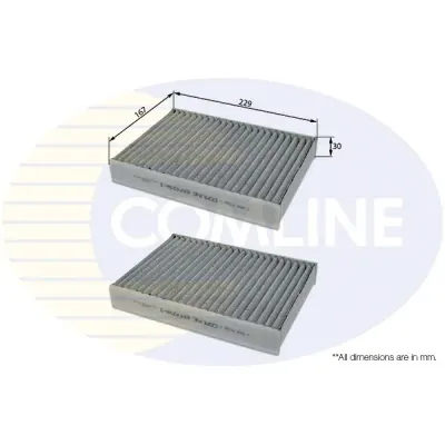 Filtru, aer habitaclu COMLINE EKF429A-2