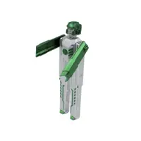 Pix funny robot verde-argintiu colecția aviație