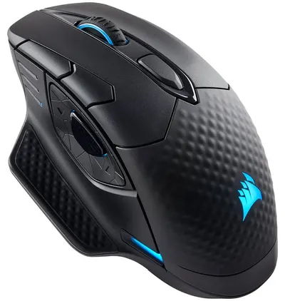 Mouse gaming Corsair - Dark Core RGB Pro, wireless, negru