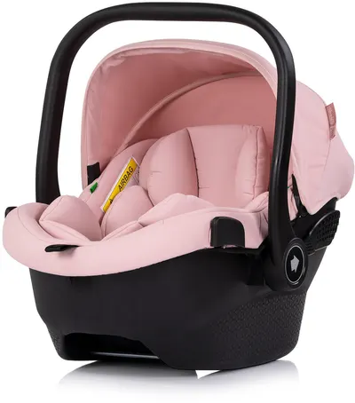 Scoică auto Chipolino - Pearl, i-Size, 40-87 cm, pudră roz
