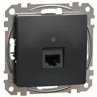 Priza RJ45 Cat5E UTP, Schneider, SDD114451, Sedna Design, antracit