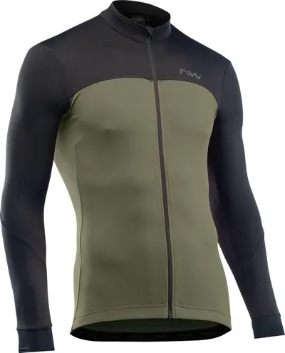 Tricou Northwave Force 2 lung M negru/verde