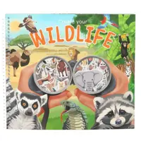 Carte cu stickere, Depesche, Create Your Wild Live
