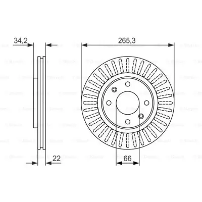 Disc frana BOSCH 0 986 479 890