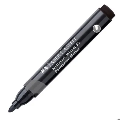 Marker permanent negru varf rotund multimark winner 23 Faber Castell