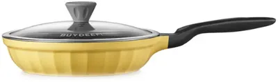Tigaie antiaderentă BUYDEEM - CP182, 28 cm, galben