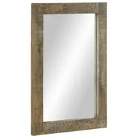 Gossi oglinda de baie 50x2,5x70 cm lemn masiv de mango